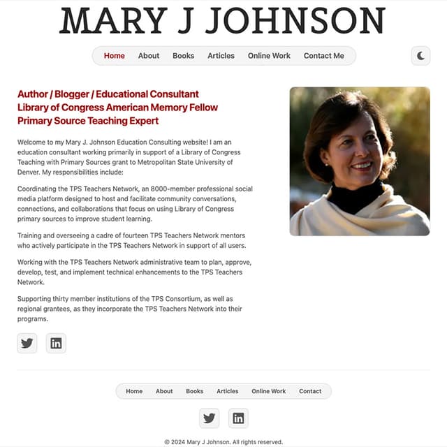 Mary J Johnson